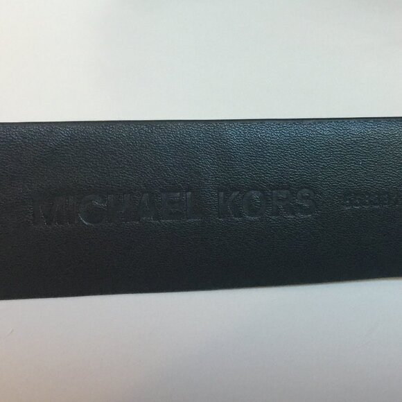 MICHAEL KORS LEOPARD CALF FUR BELT- SIZE LARGE - Picture 3 of 4